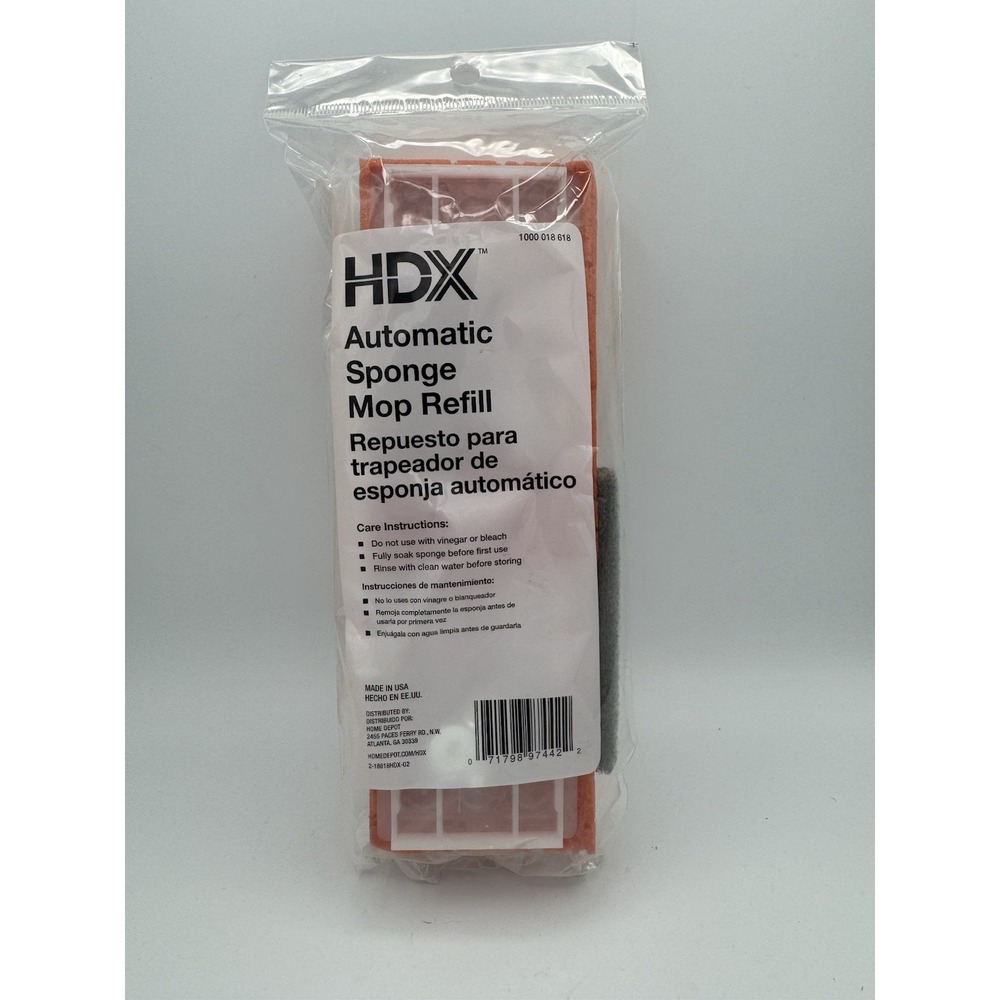 HDX Automatic‎ Sponge Mop Head Refill - 9" 1000018618 Type S Fits 617 045 NEW!